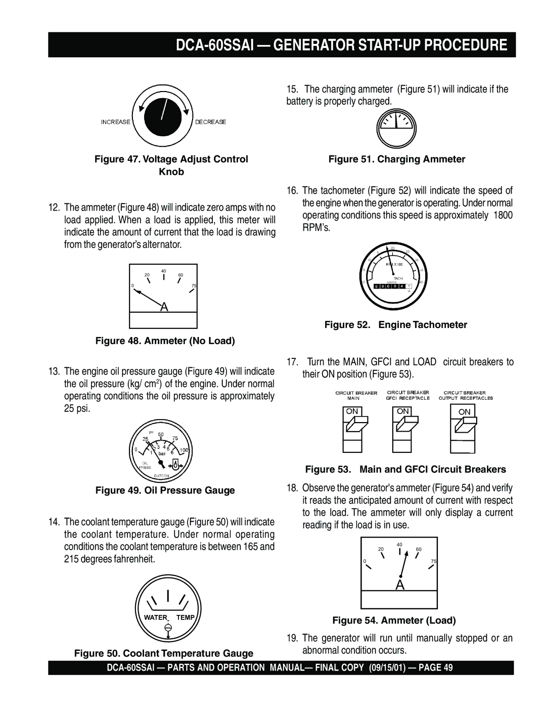 Multiquip dca-60ssai operation manual Generator will run until manually stopped or an 