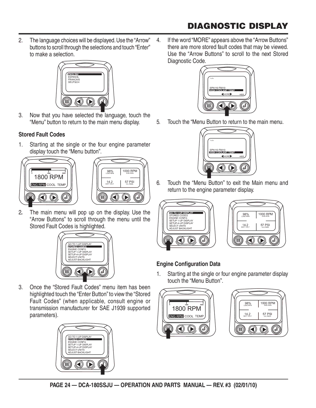 Multiquip DCA180SSJU operation manual DCA-180SSJU Operation and Parts Manual REV. #3 02/01/10 