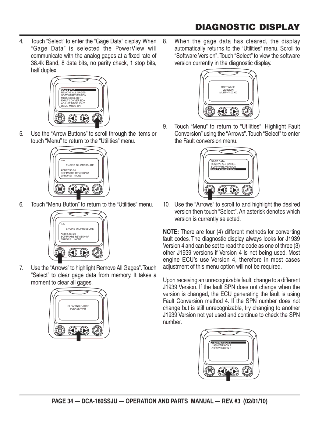 Multiquip DCA180SSJU operation manual DCA-180SSJU Operation and Parts Manual REV. #3 02/01/10 