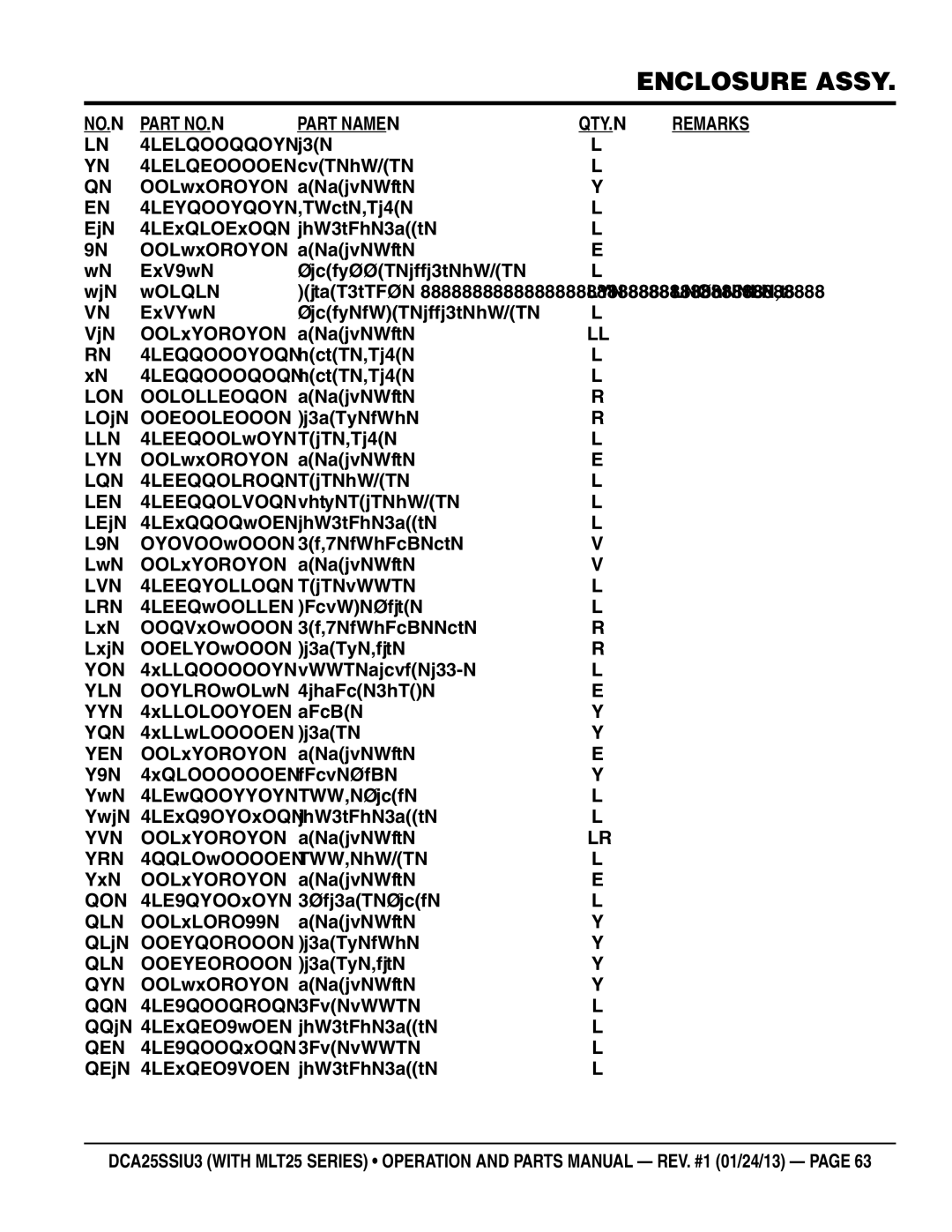 Multiquip dca25ssiu3 manual M1413003302, M1413400004, M1423002302, M1493104903, 49756, M1433000203, M1433000303, 0010114030 