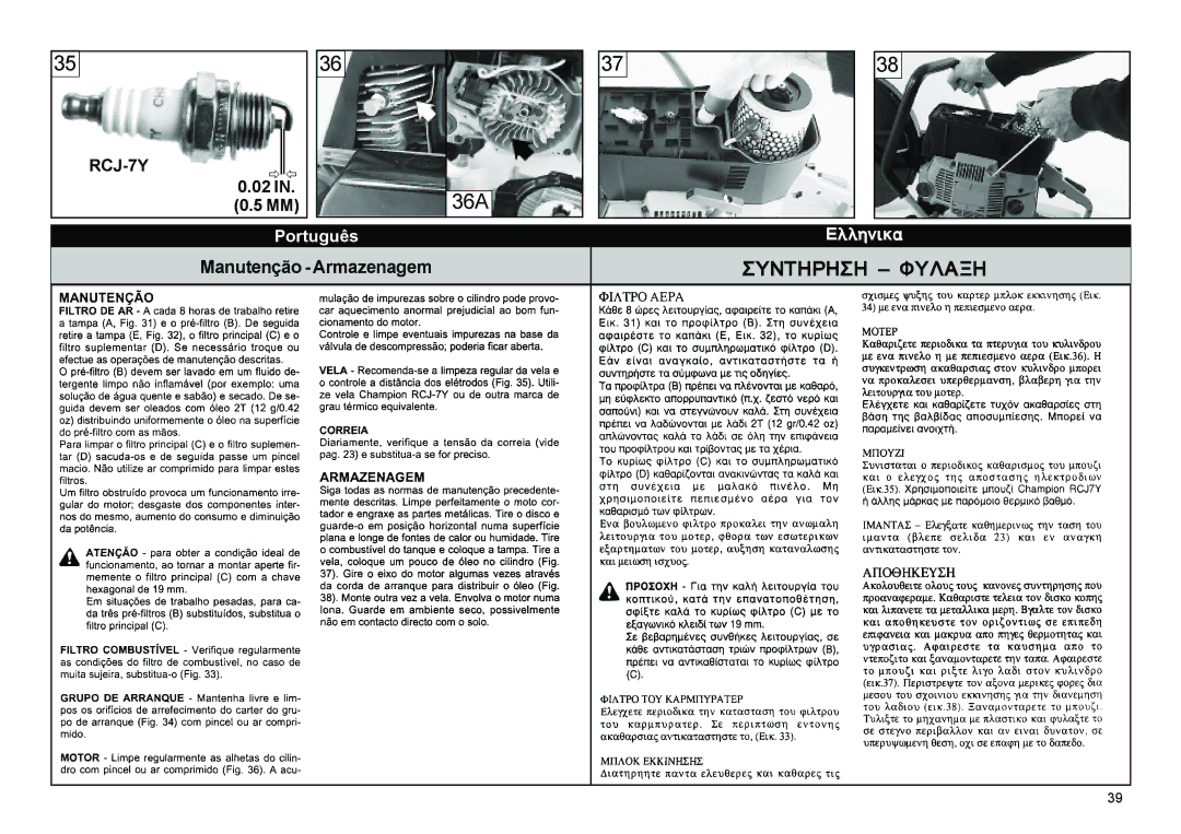 Multiquip HS62, HS81 manual Óõíôçñçóç Öõëáîç 