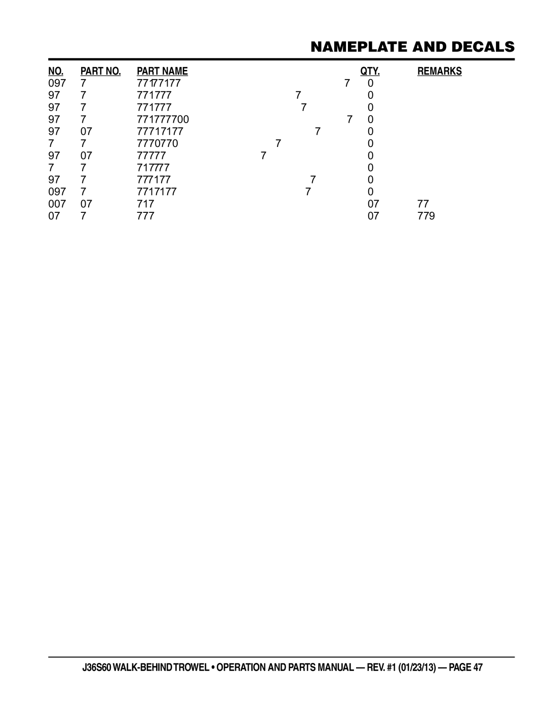 Multiquip J36S60 ISO DECAL, Read MANUAL, 2.00 DIA, ISO DECAL, LIFTING/CRUSH, 2.4 X, ISO DECAL, ASK for TRAINING, 2.00 DIA 