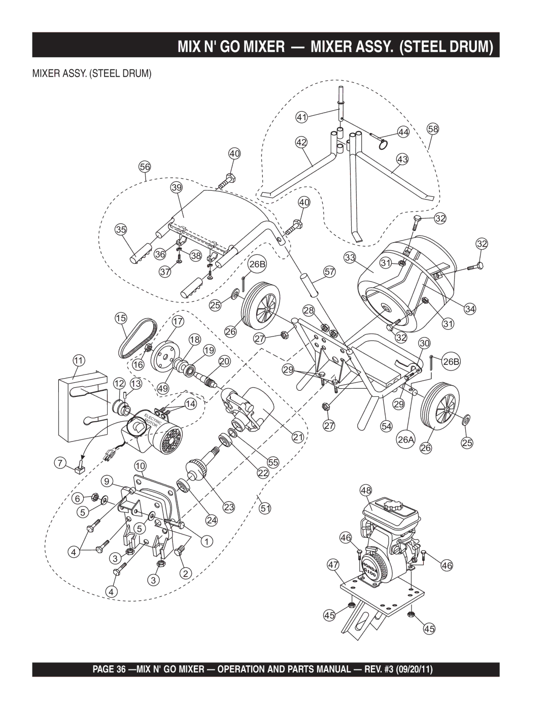 Multiquip MC3SEA, MC3PBA (B&S), MC3SBA (B&S), MC3PEA manual 26B 