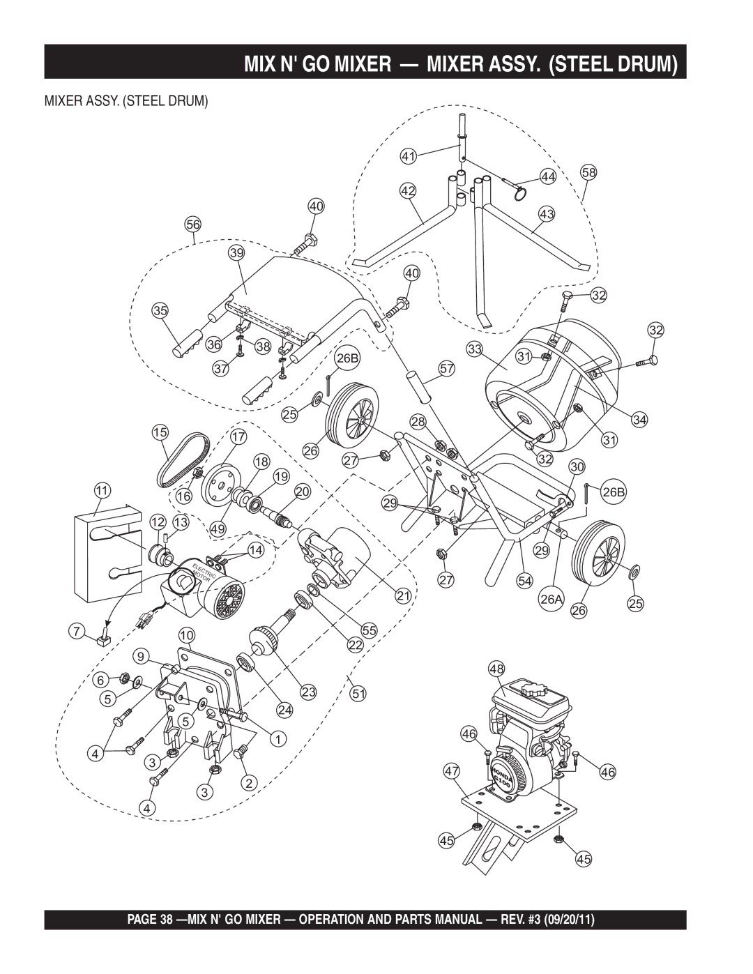 Multiquip MC3SBA (B&S), MC3SEA, MC3PBA (B&S), MC3PEA manual 26B 