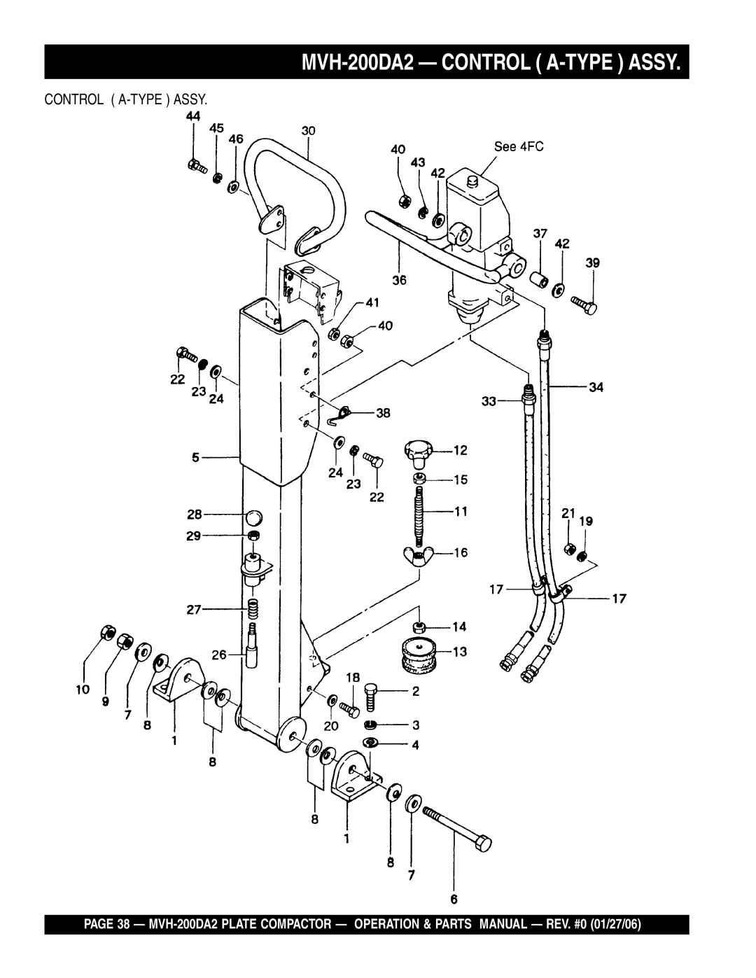 Multiquip manual MVH-200DA2 Control A-TYPE Assy 