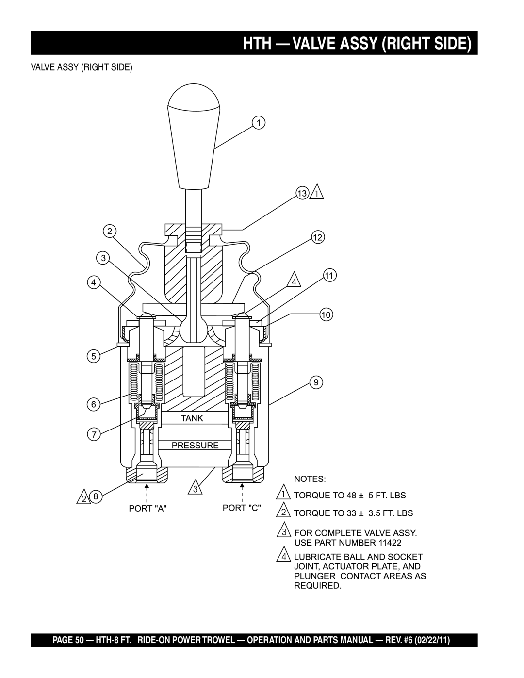 Multiquip N/A manual HTH Valve Assy Right Side 