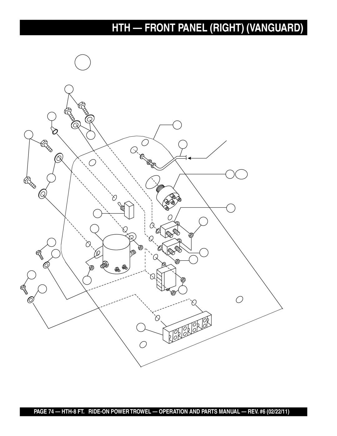 Multiquip N/A manual HTH Front Panel Right Vanguard 