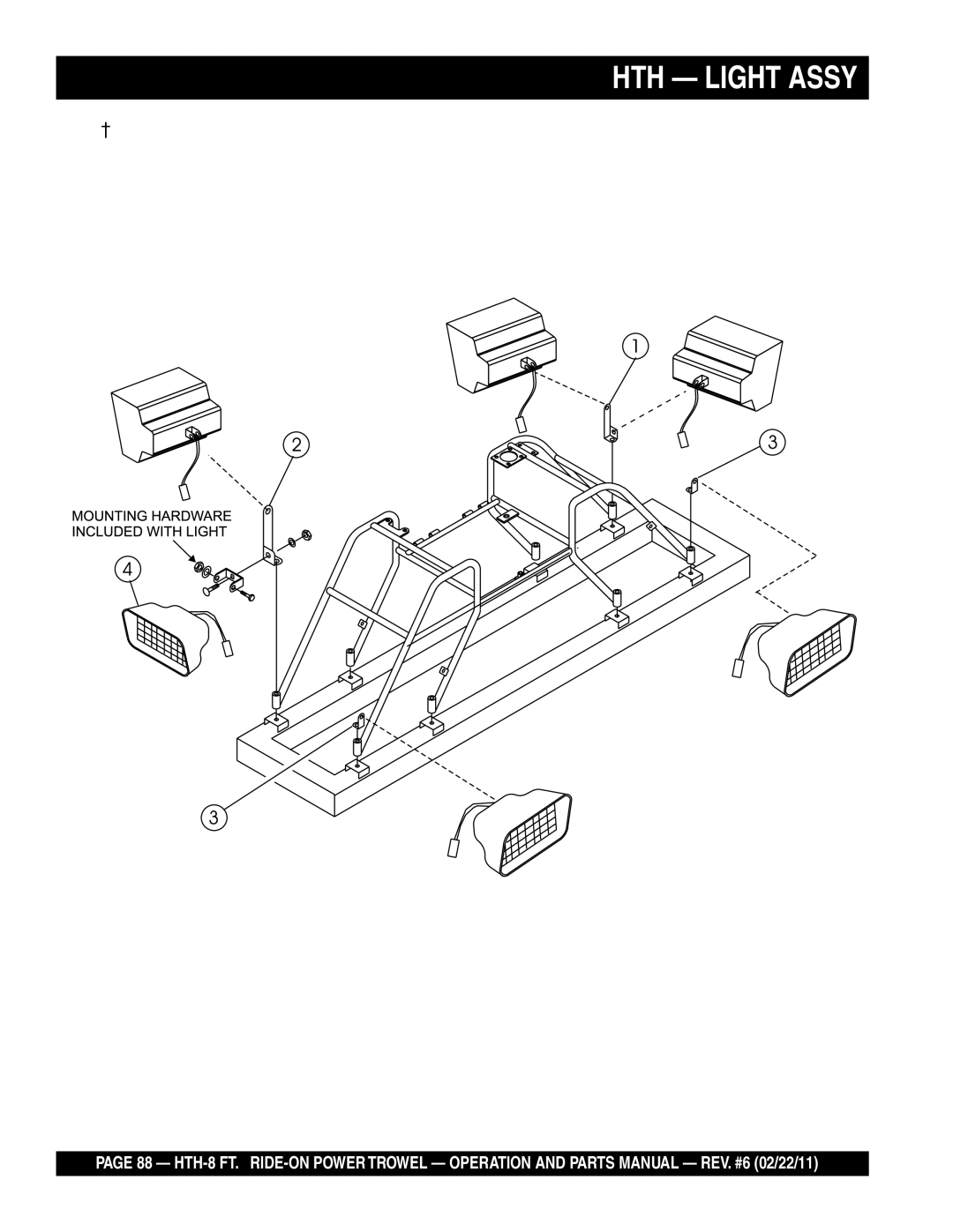 Multiquip N/A manual HTH Light Assy 