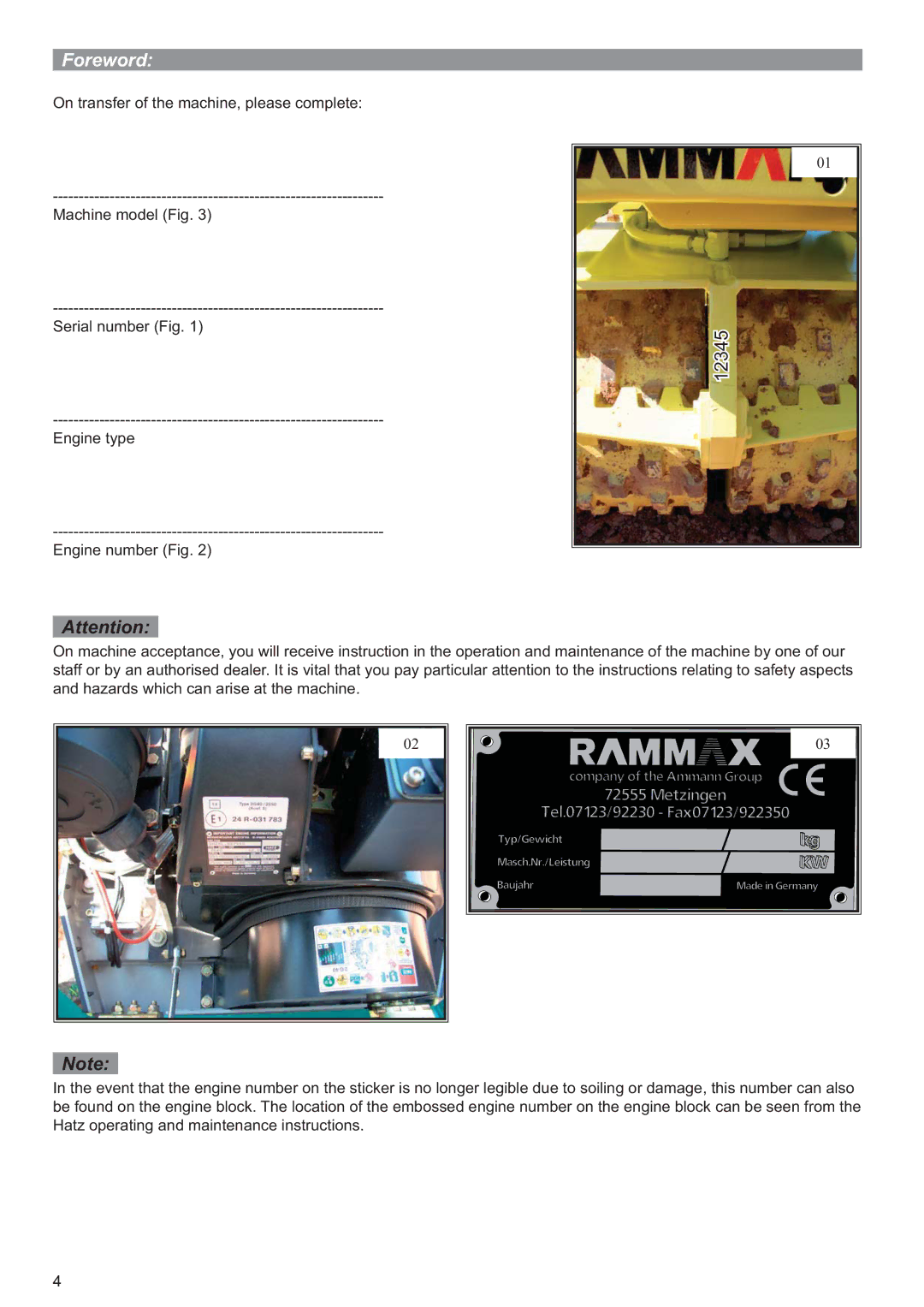 Multiquip P33/24 HHMR operation manual 12345 