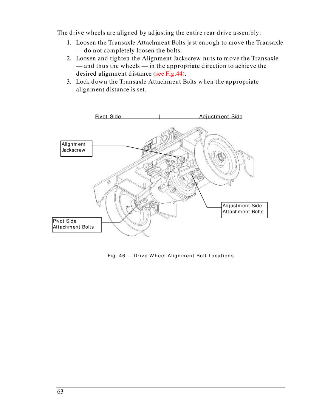 Multiquip Sp-6065 operation manual Pivot Side Adjustment Side 