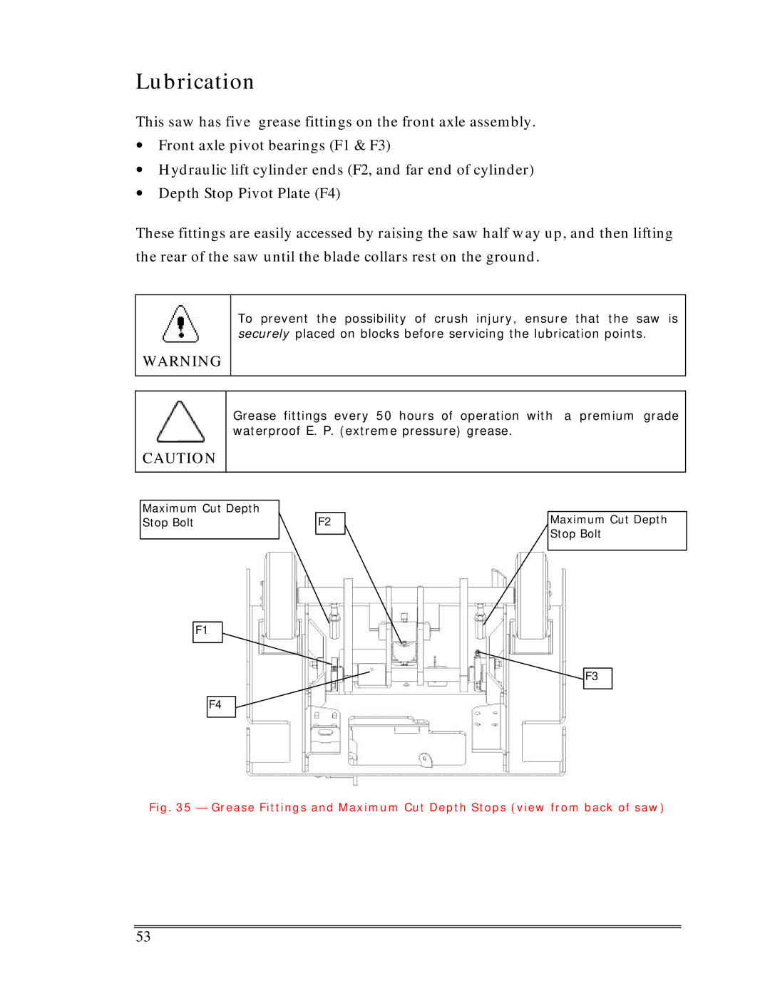 Multiquip SP-6457 TD operation manual Lubrication 