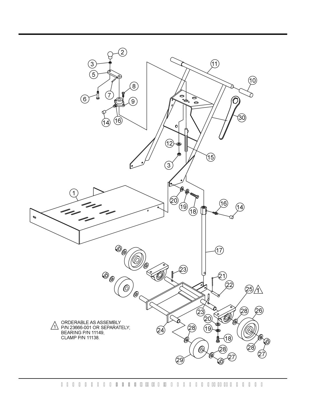 Multiquip SP1E16A manual FRAME/undercarriage assy 