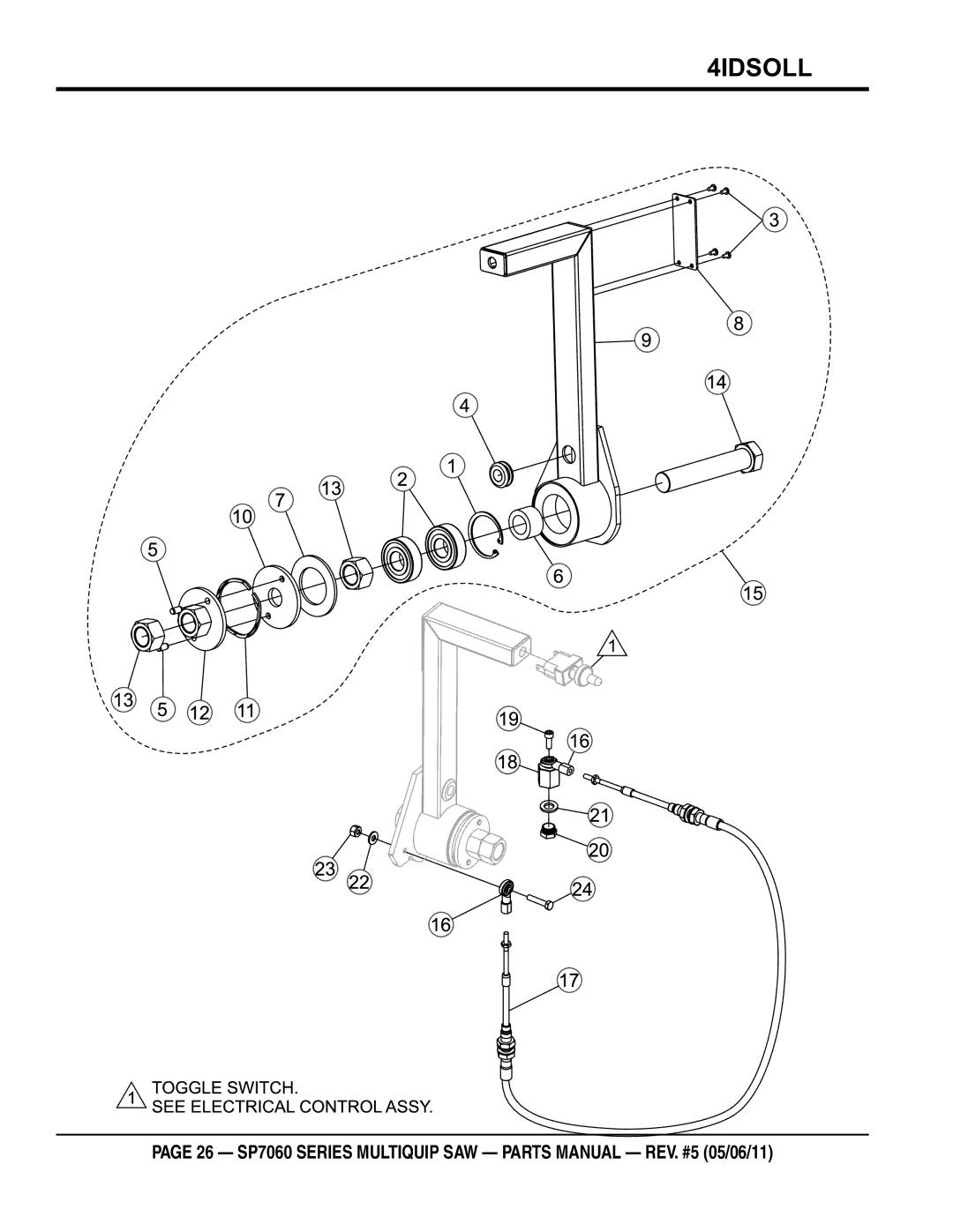 Multiquip SP706036, SP706020, SP706030, SP706026, SP706012 manual R Assy 