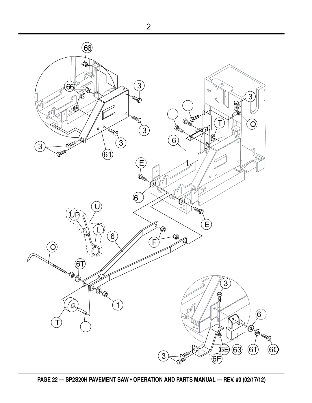 Multiquip SPs20H manual Pointers and Covers assy 