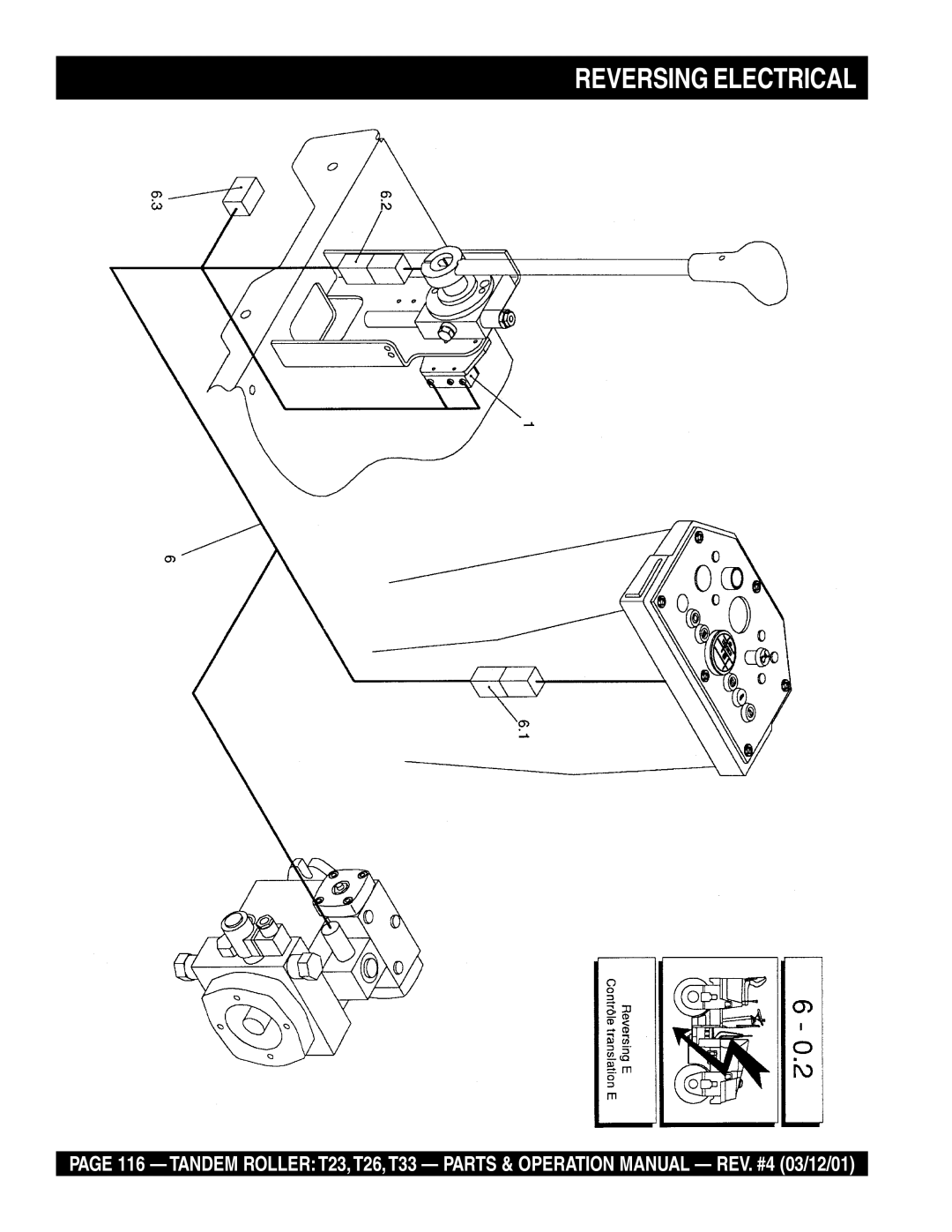 Multiquip T23 operation manual Reversing Electrical 