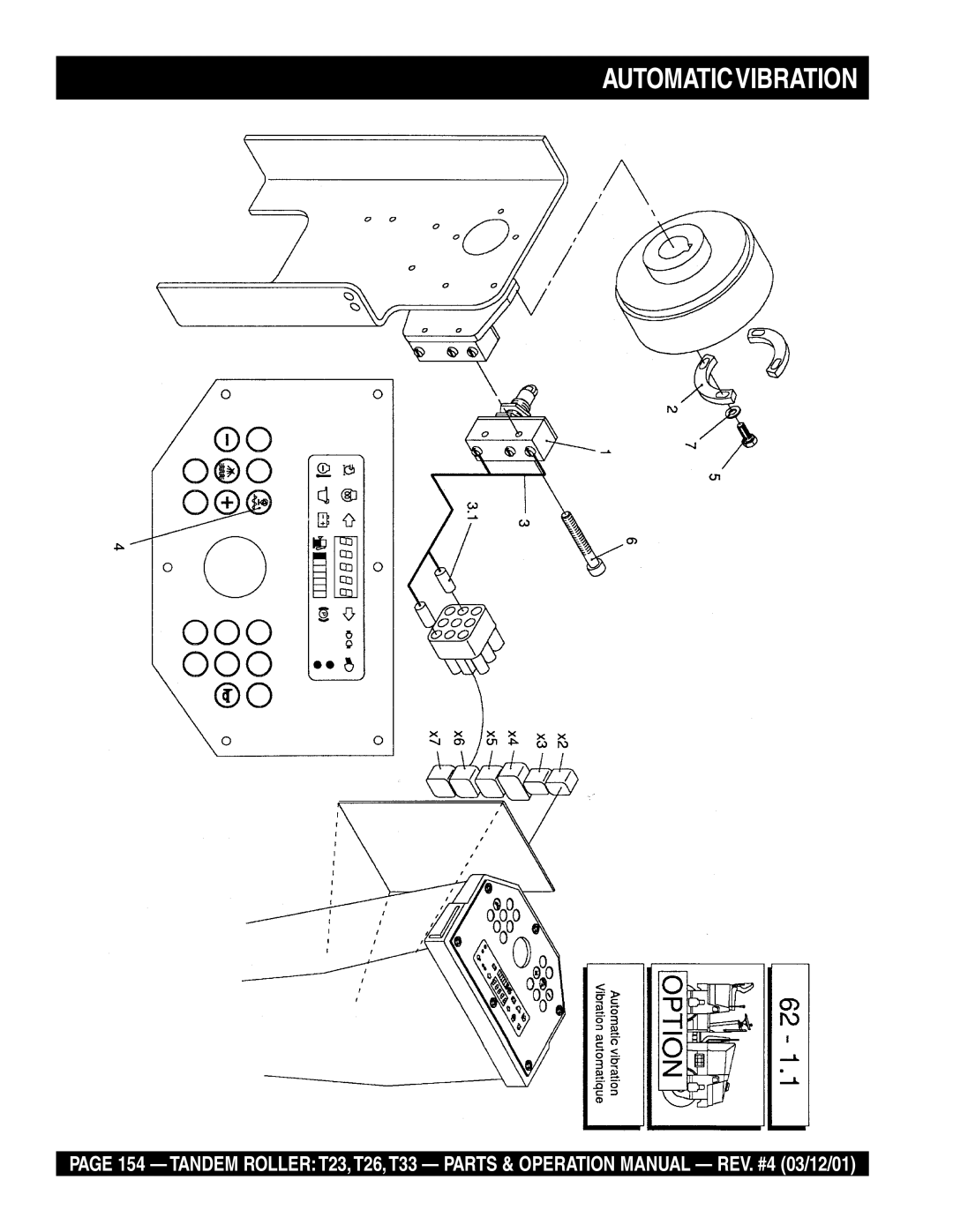 Multiquip T23 operation manual Automaticvibration 