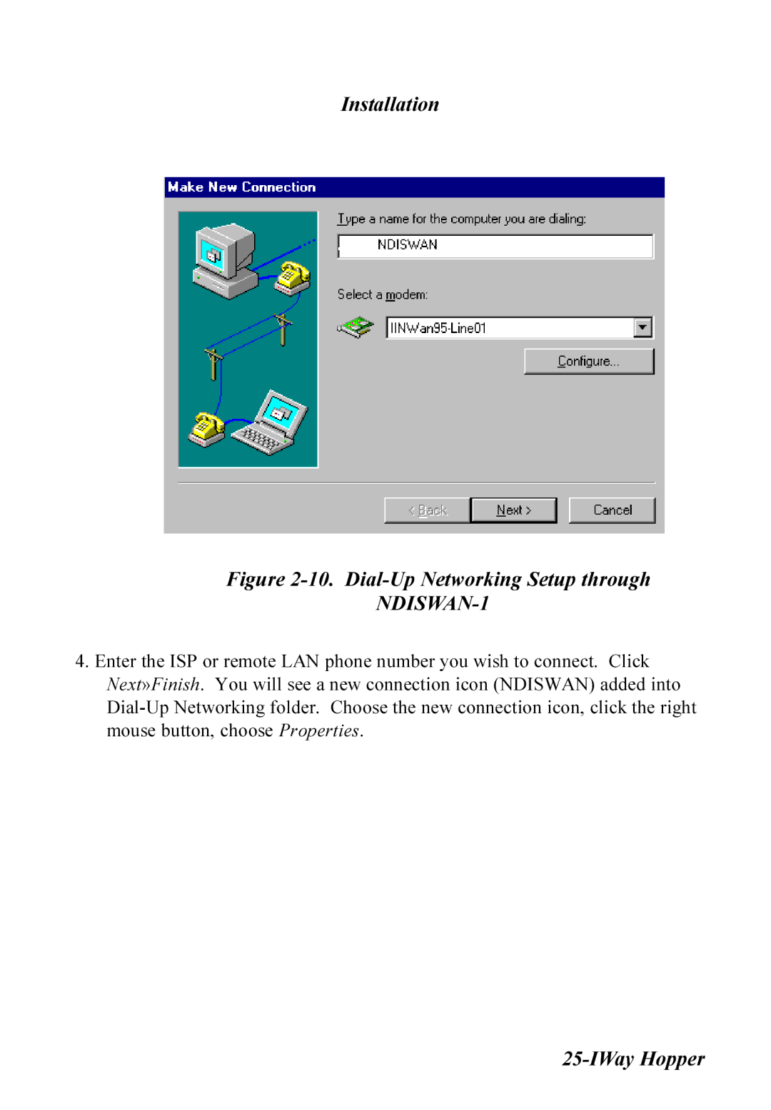 Multitech MT128ISA-SV, MT128ISA-SD, MT128ISA-UV, MT128ISA-UD manual NDISWAN-1 