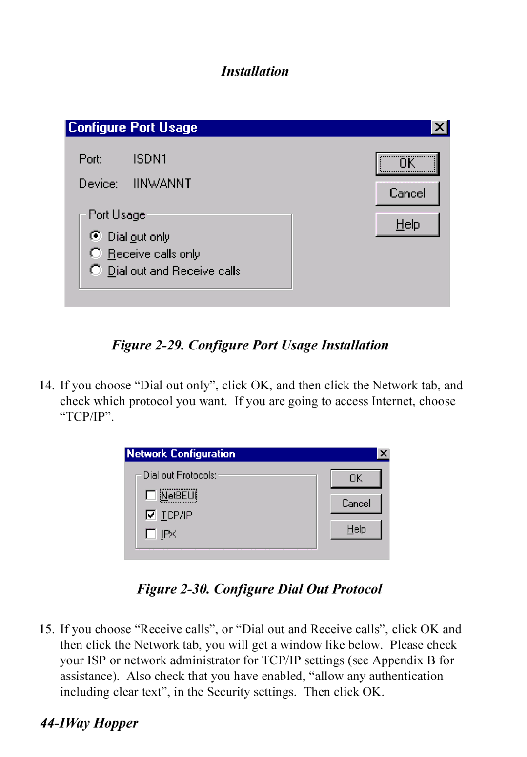 Multitech MT128ISA-SD, MT128ISA-SV, MT128ISA-UV, MT128ISA-UD manual Configure Port Usage Installation 