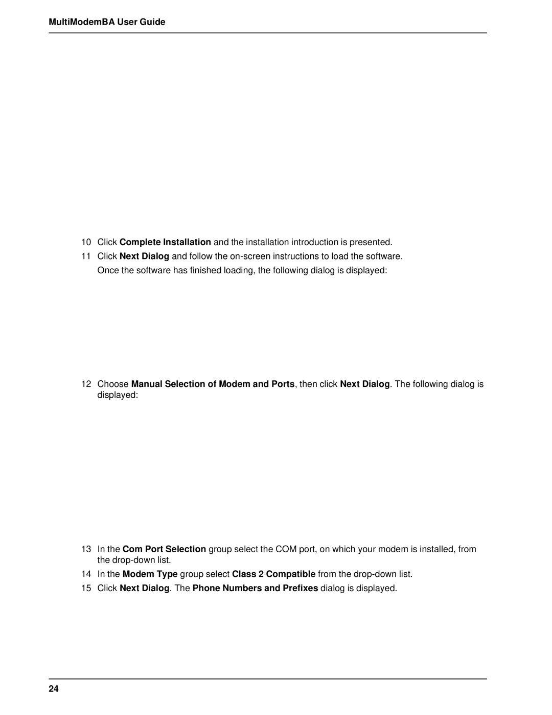 Multitech MT1432BA, MT2834BAI manual MultiModemBA User Guide 