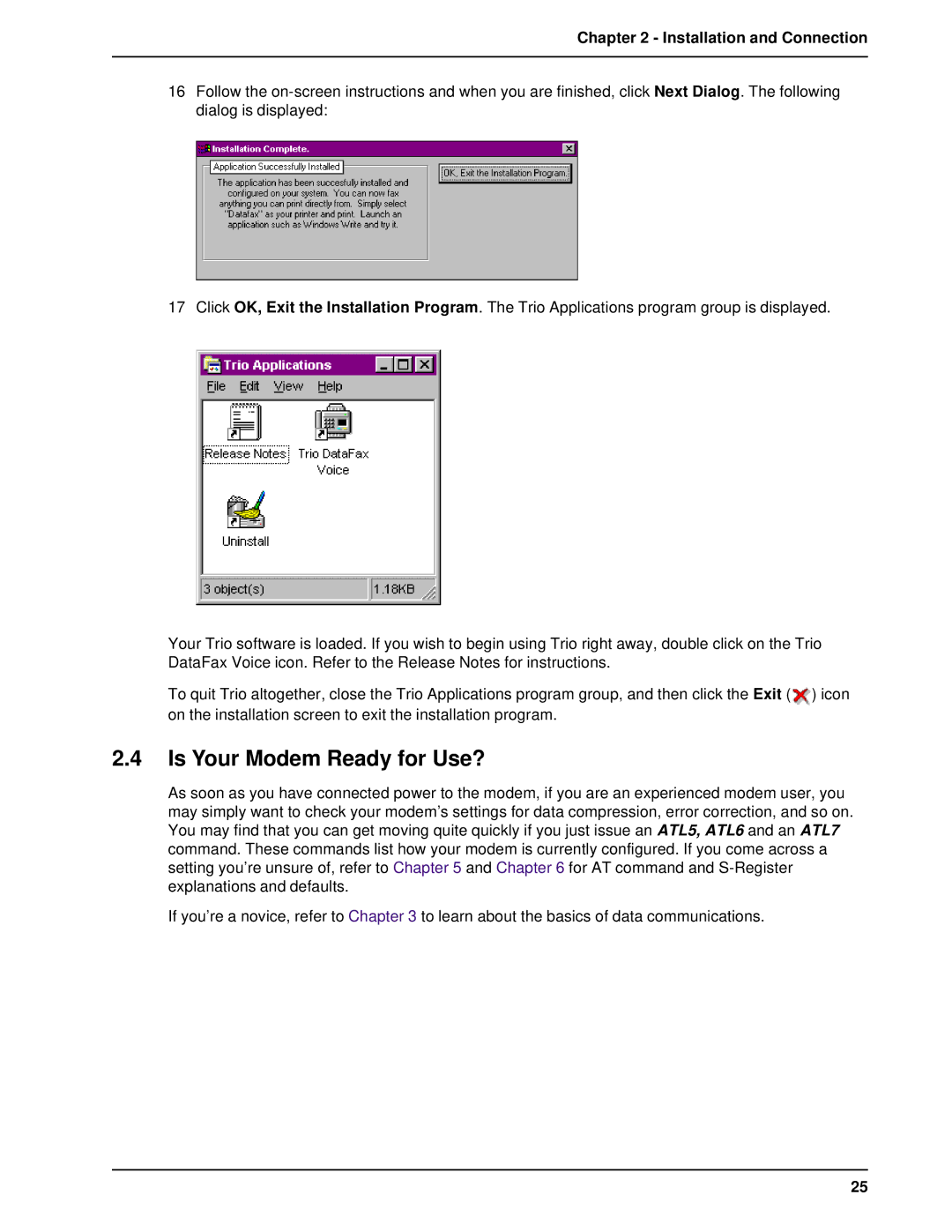 Multitech MT2834BAI, MT1432BA manual Is Your Modem Ready for Use? 