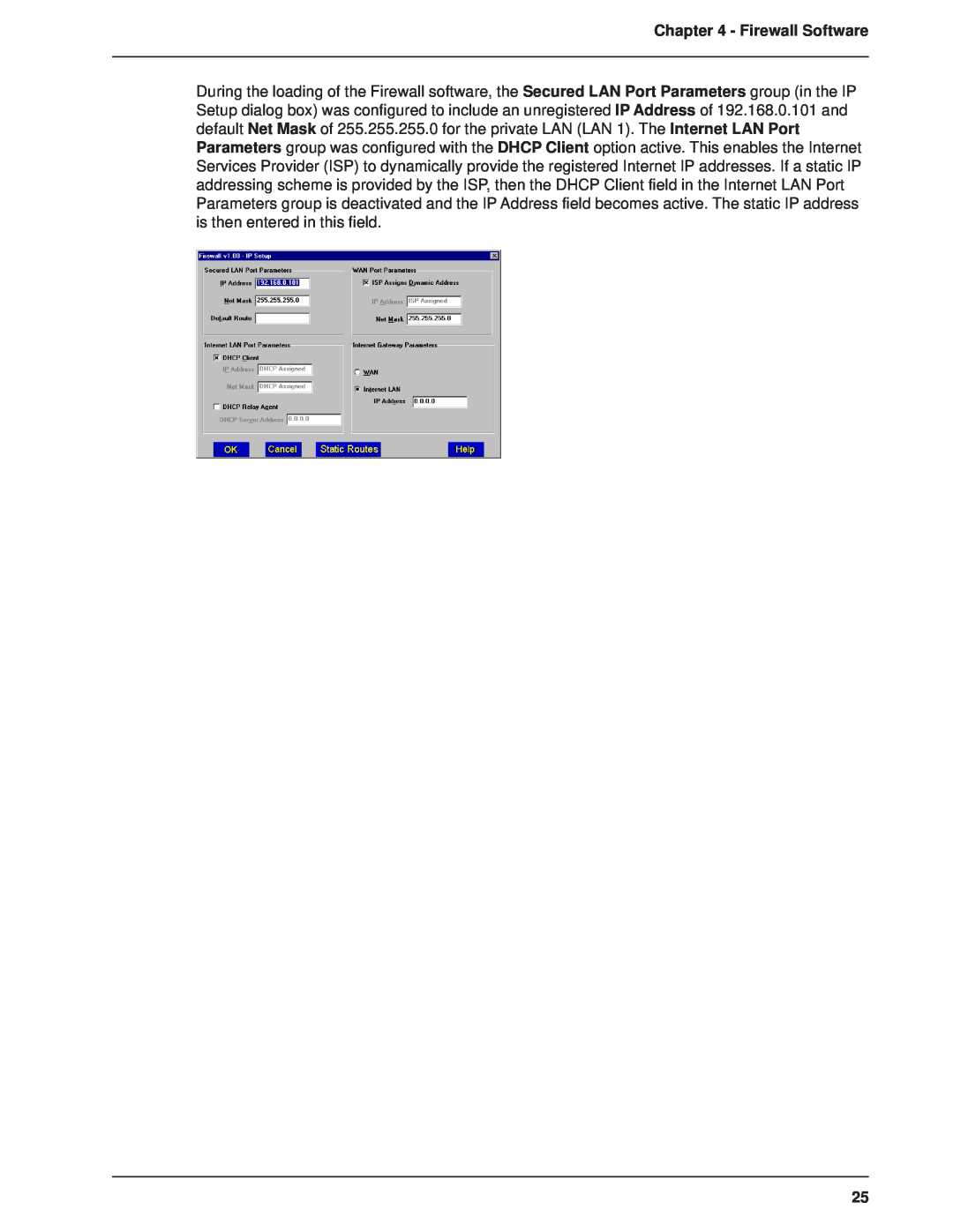 Multitech MTPSR1-120 manual Firewall Software 