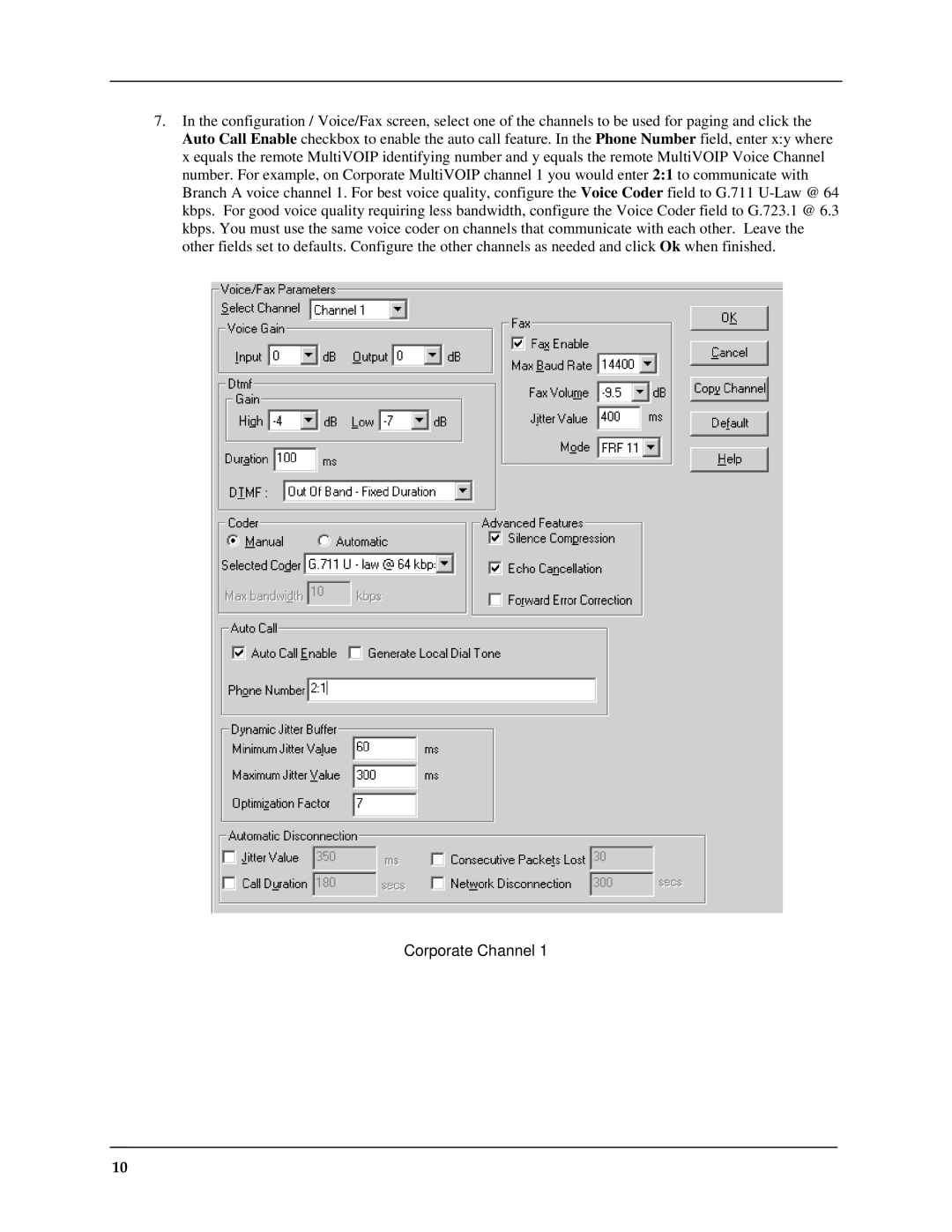 Multitech MVP130-BG manual Corporate Channel 