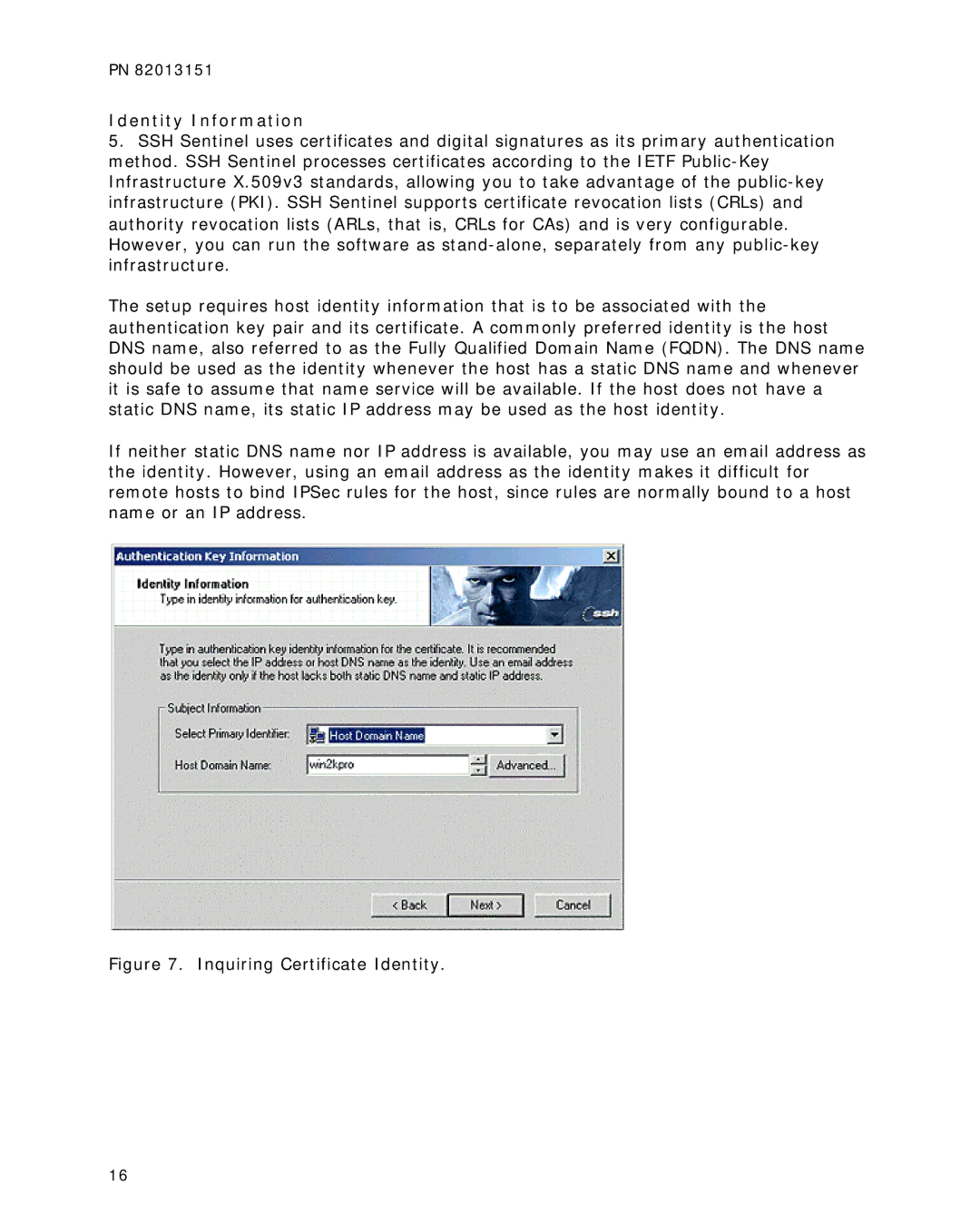 Multitech RFIPSC-10, RFIPSC-50 quick start Identity Information, Inquiring Certificate Identity 