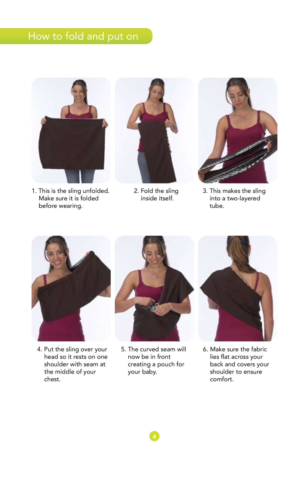 Munchkin Baby Carrier manual How to fold and put on 