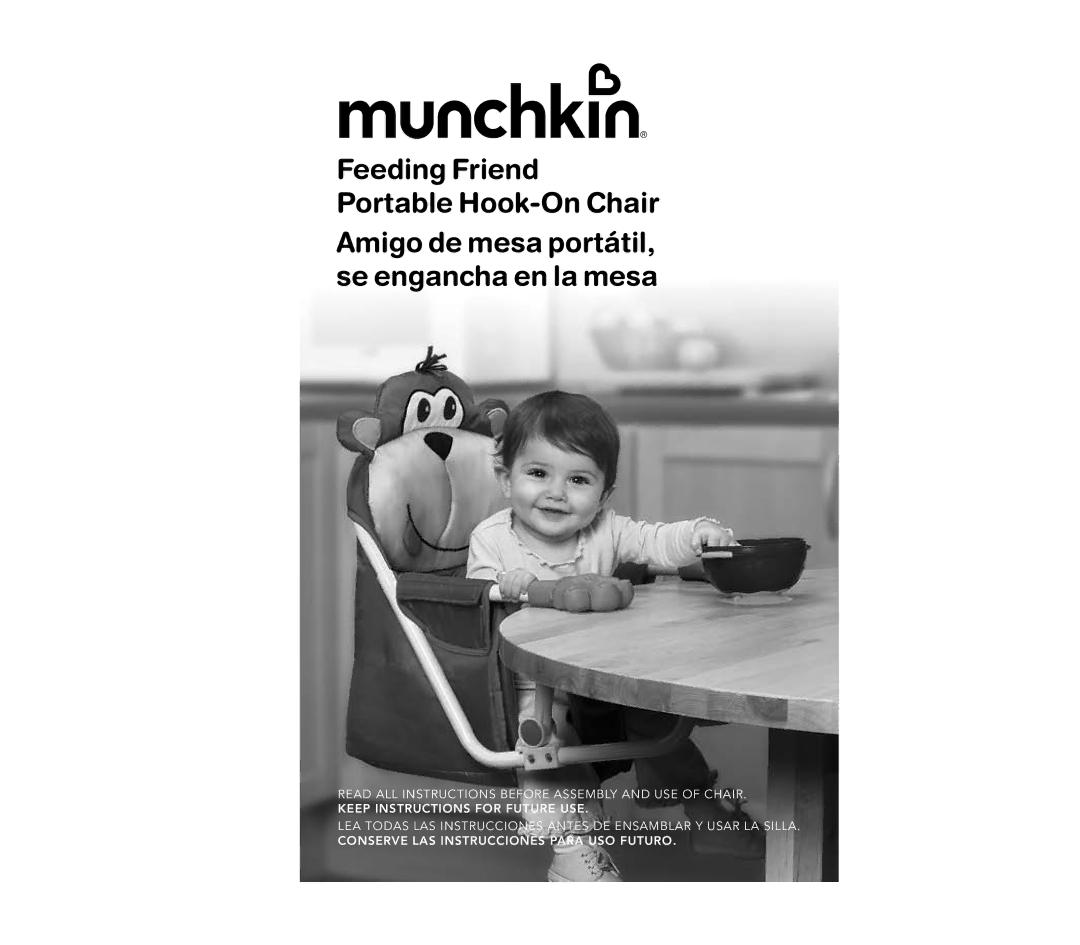 Munchkin Portable Hook-On Chair manual 