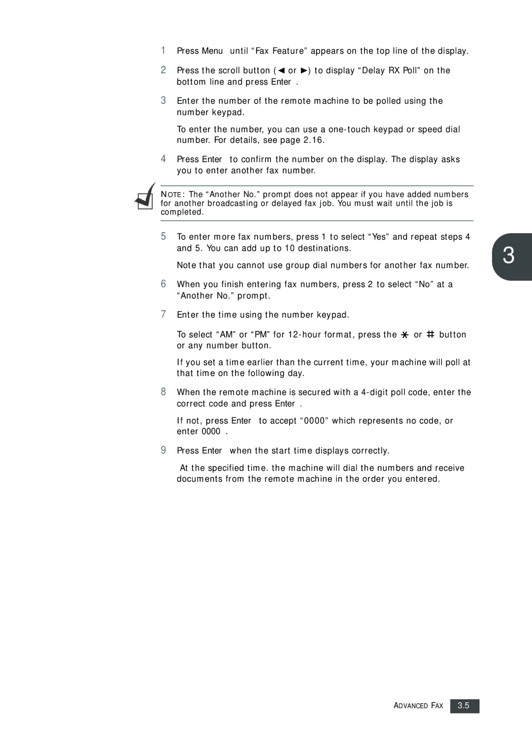 Muratec F-112 user manual Advanced FAX 