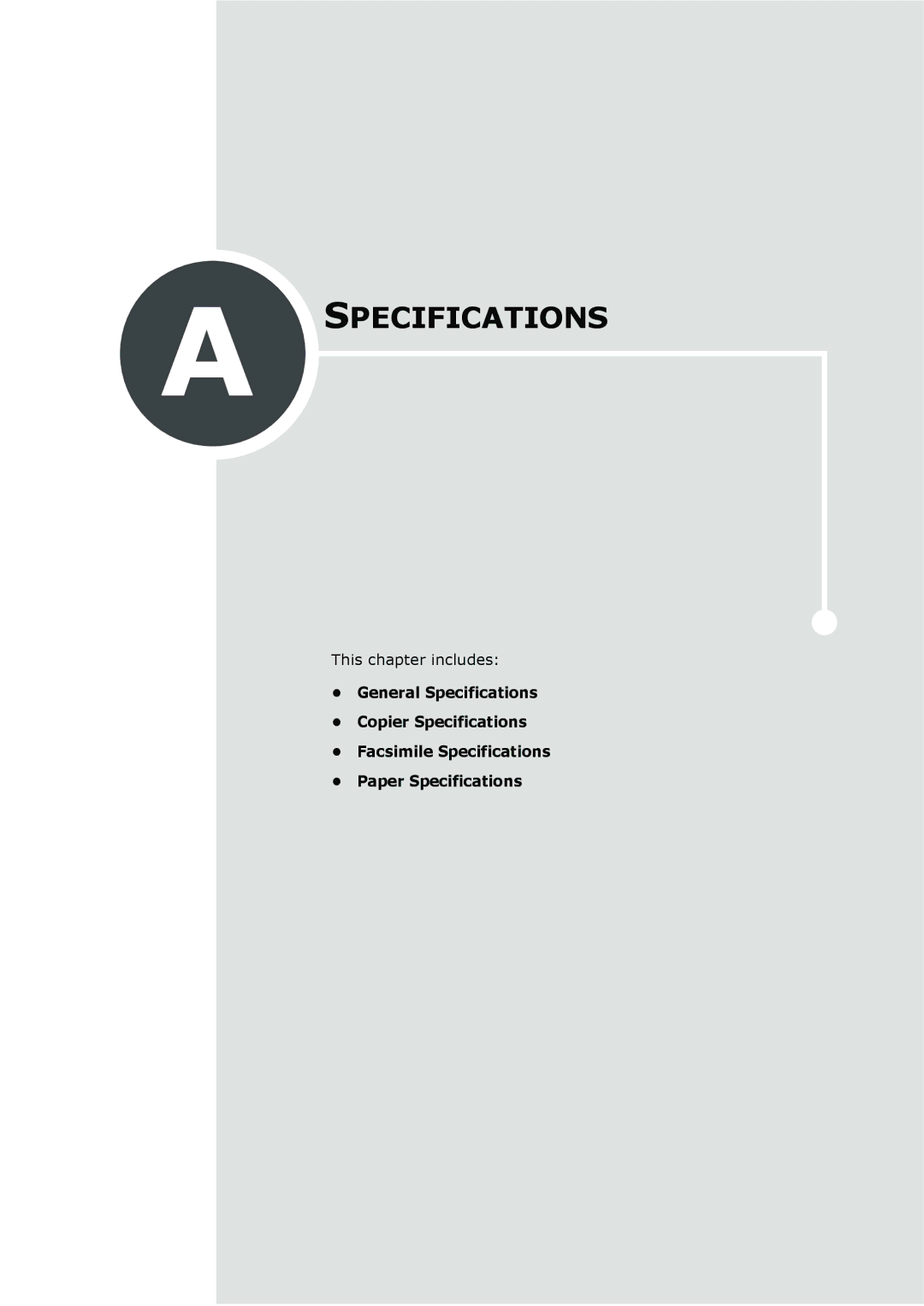 Muratec F-112 user manual Specifications 