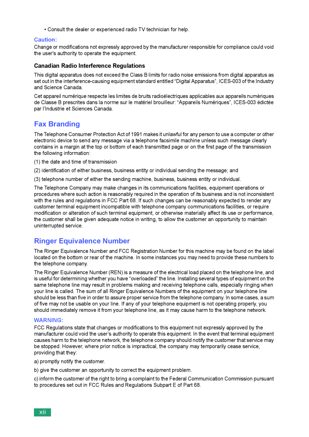 Muratec F-114 Series manual Fax Branding 