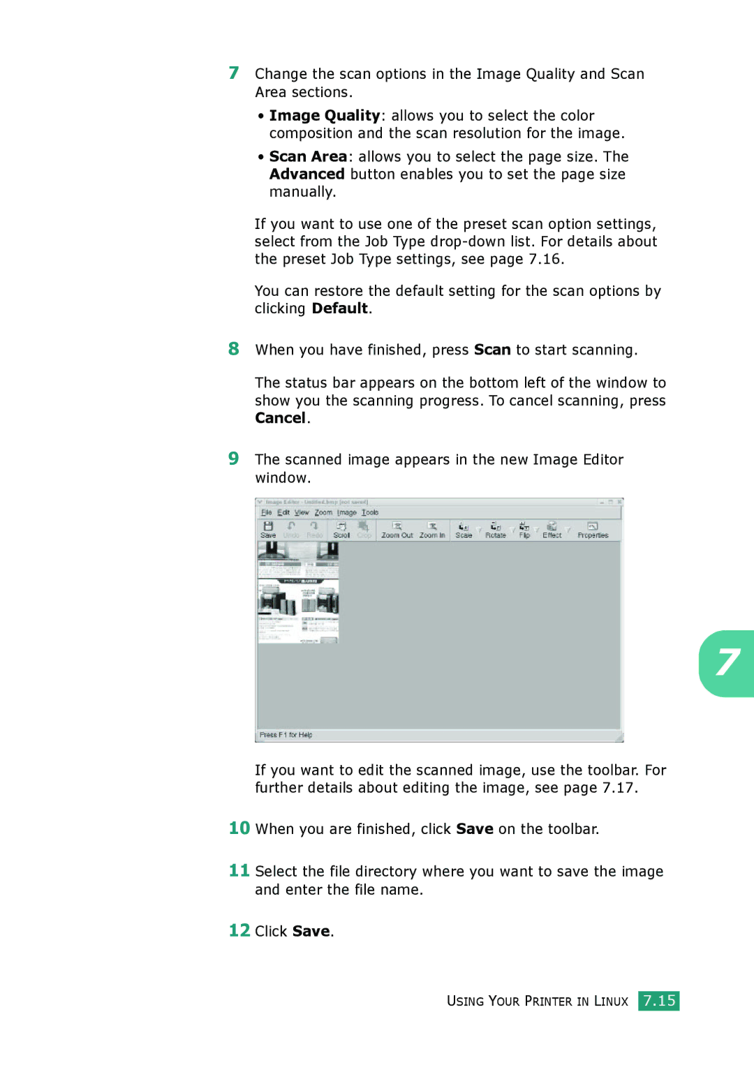 Muratec F-114 Series manual Using Your Printer in Linux 