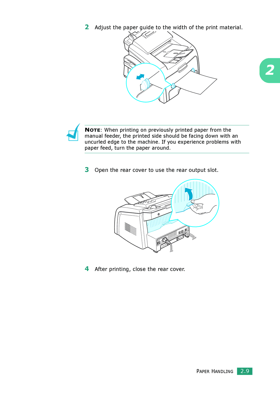 Muratec F-114 Series manual Paper Handling 