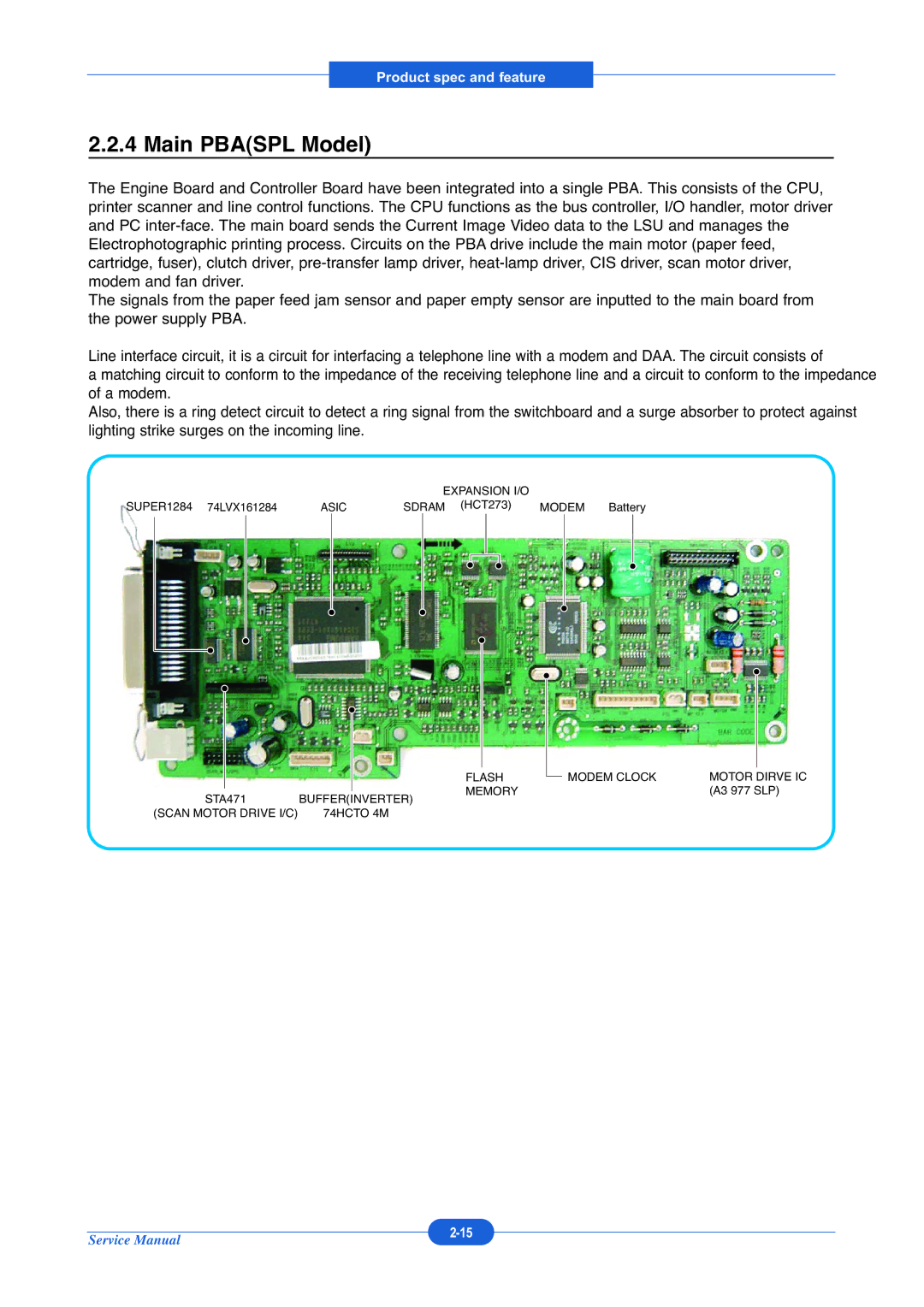 Muratec F-114P service manual Main Pbaspl Model 