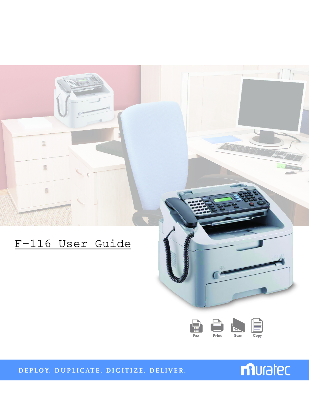 Muratec F-116 manual User Guide 