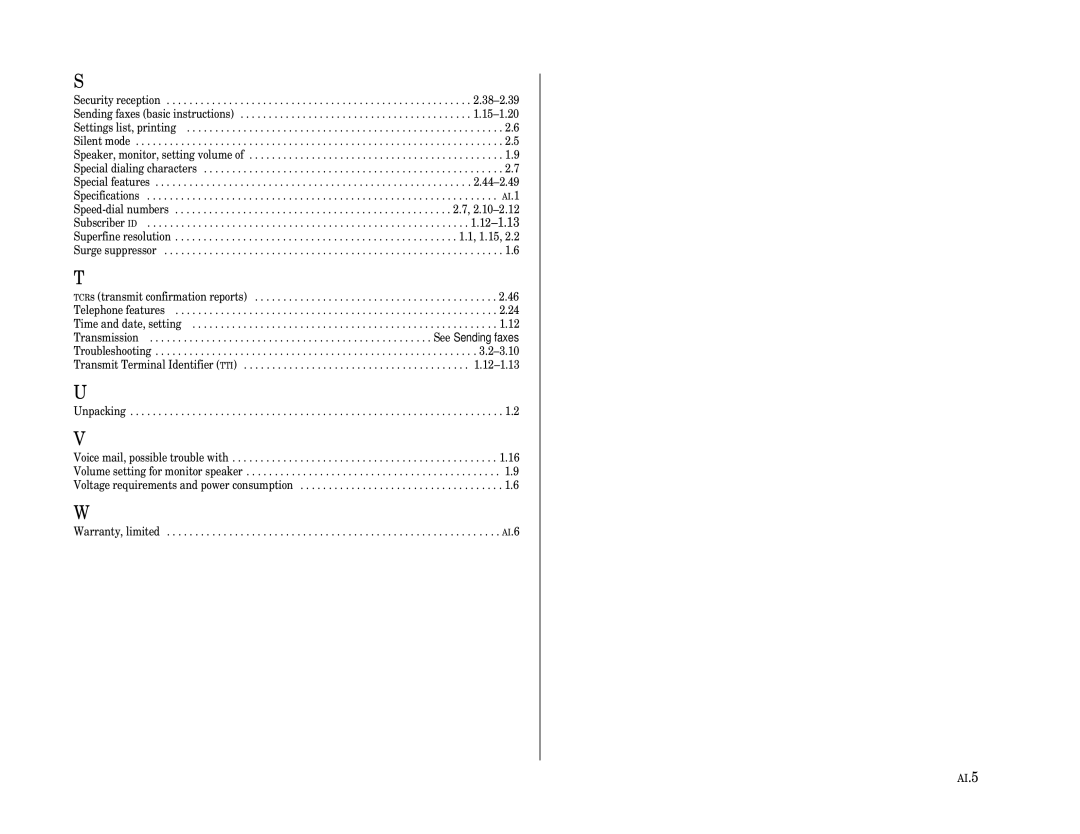 Muratec F-65 operating instructions See Sending faxes 