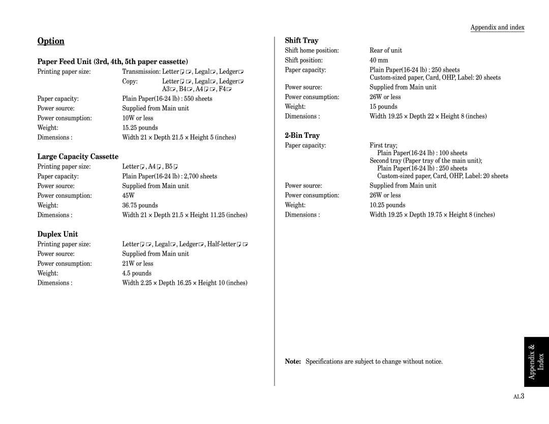 Muratec Fax Machine installation manual Option 