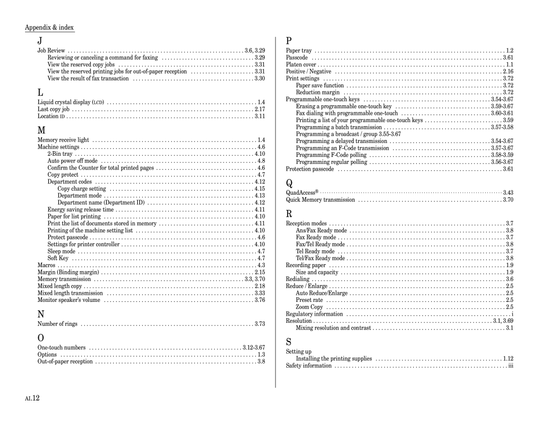 Muratec Fax Machine installation manual AI.12 