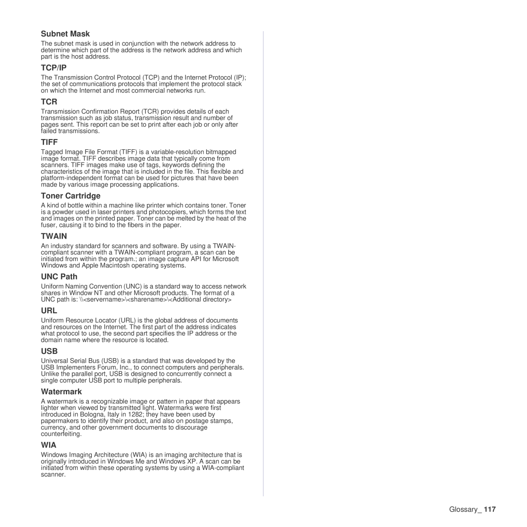 Muratec M F X - 5 5 5 5, M F X - 4 5 5 5 manual Tcp/Ip 