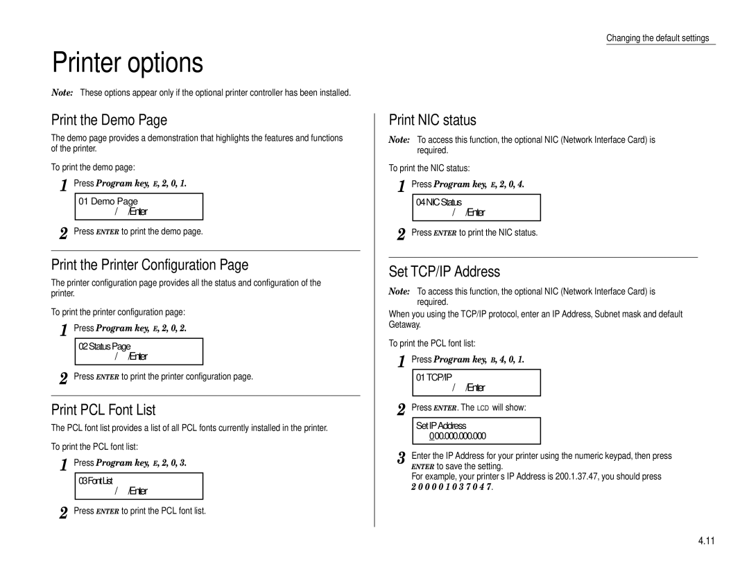 Muratec MFX-1600, MFX-1200 manual Printer options 