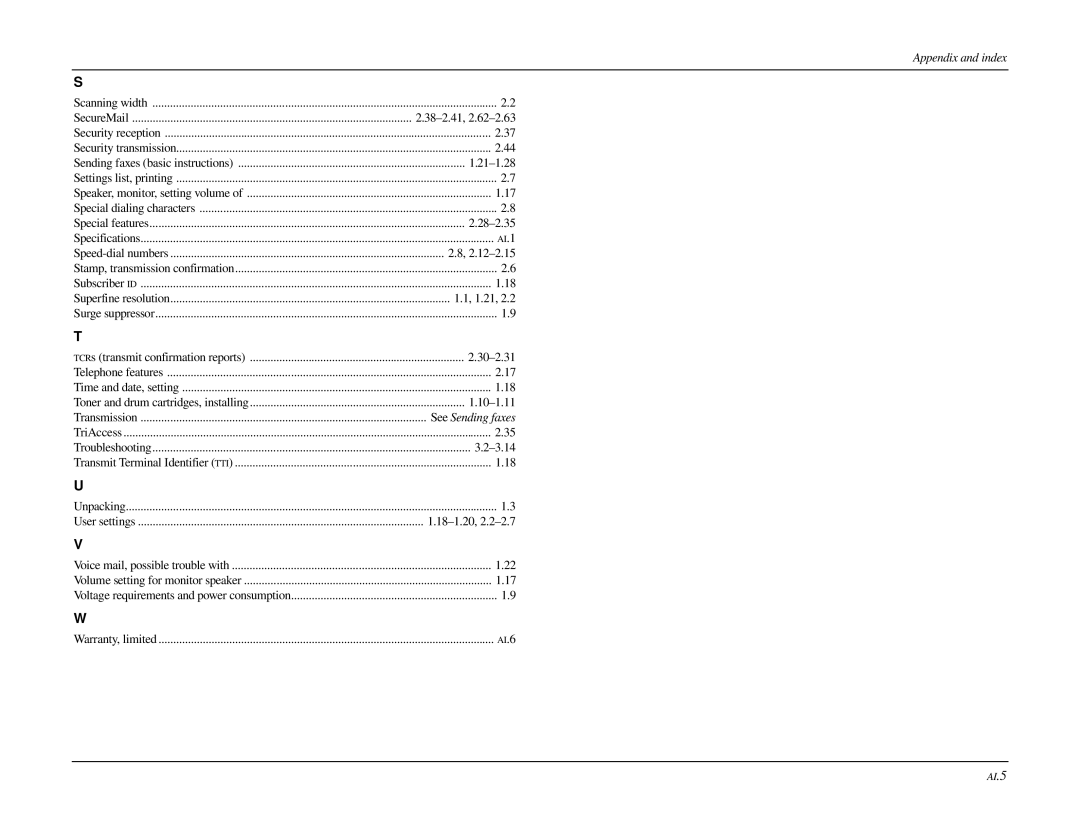 Muratec MFX-1500 manual See Sending faxes 