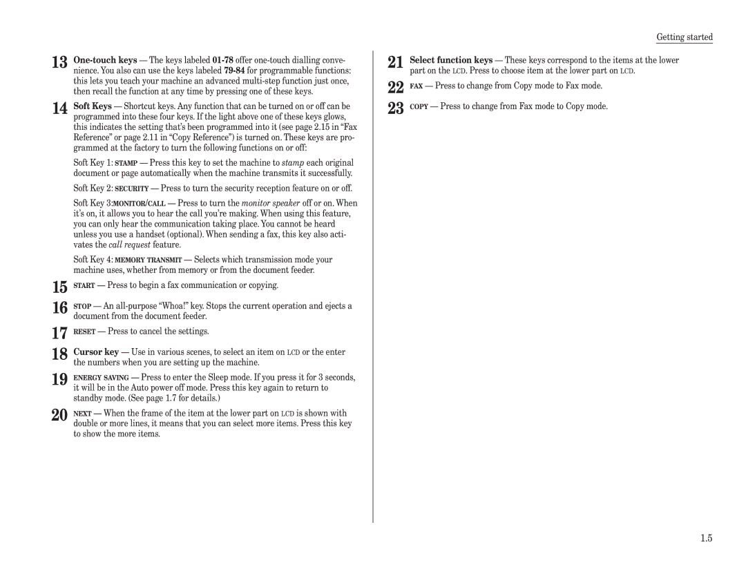 Muratec MFX-2500 operating instructions Vates the call request feature 