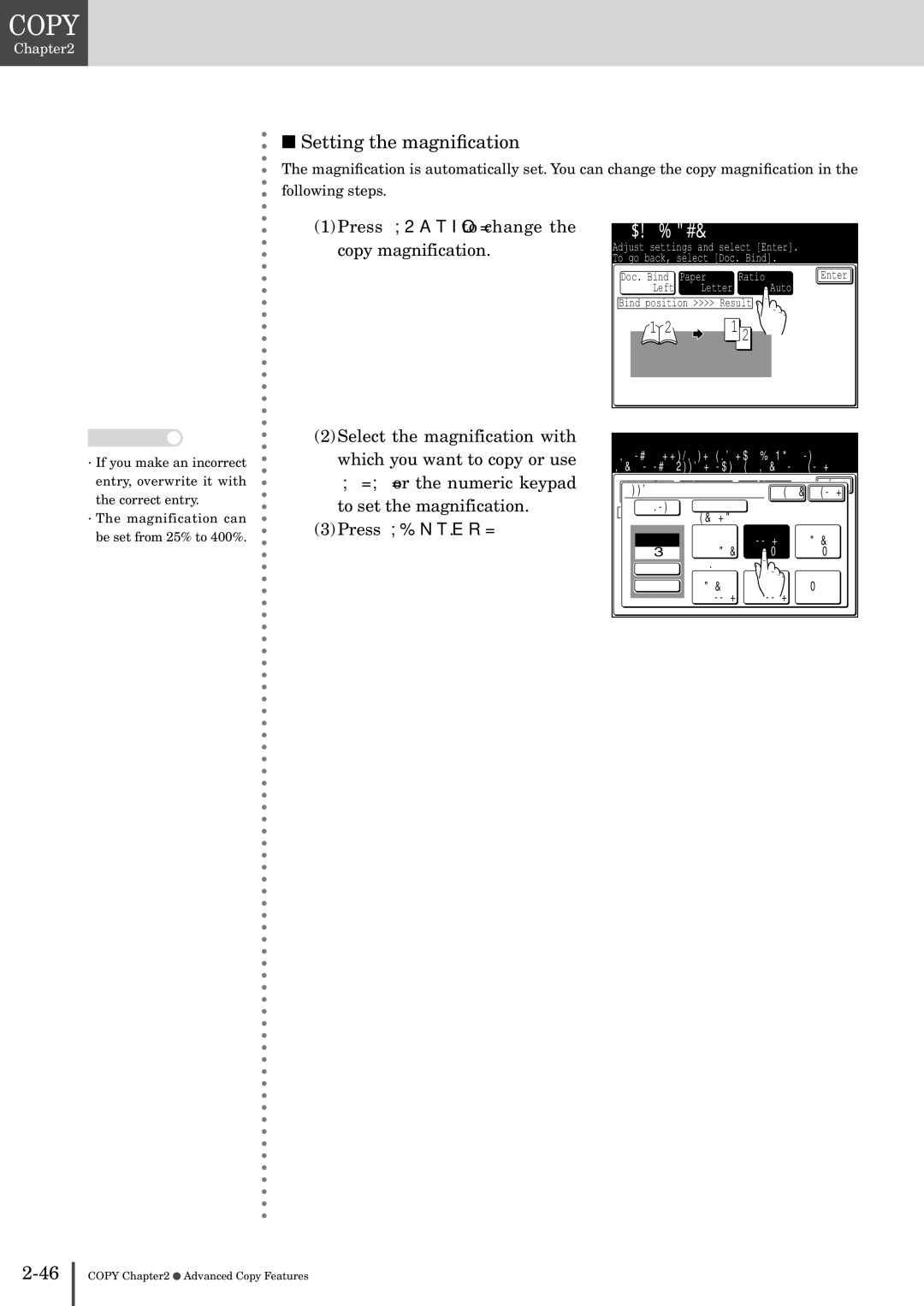 Muratec MFX-2830 manual Left 