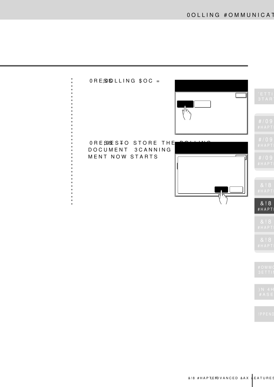 Muratec MFX-2830 manual Store, Polling Communications, Press Polling Doc, Polling Bulletin 