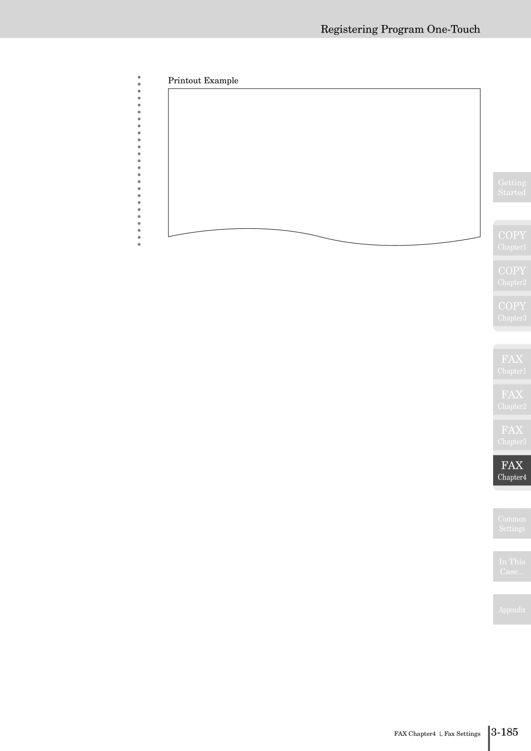 Muratec MFX-2830 manual Printout Example 