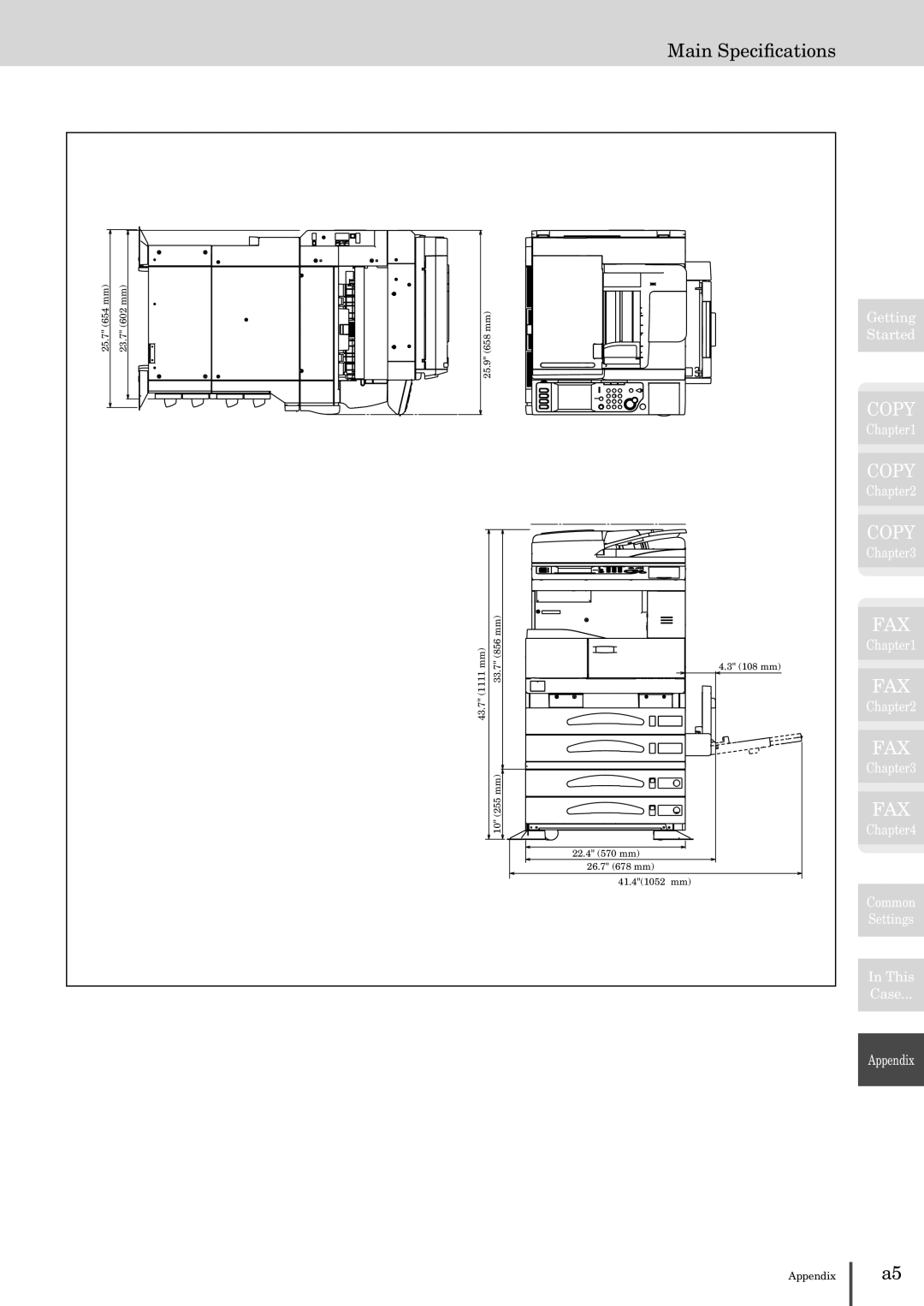 Muratec MFX-2830 manual Appendix 