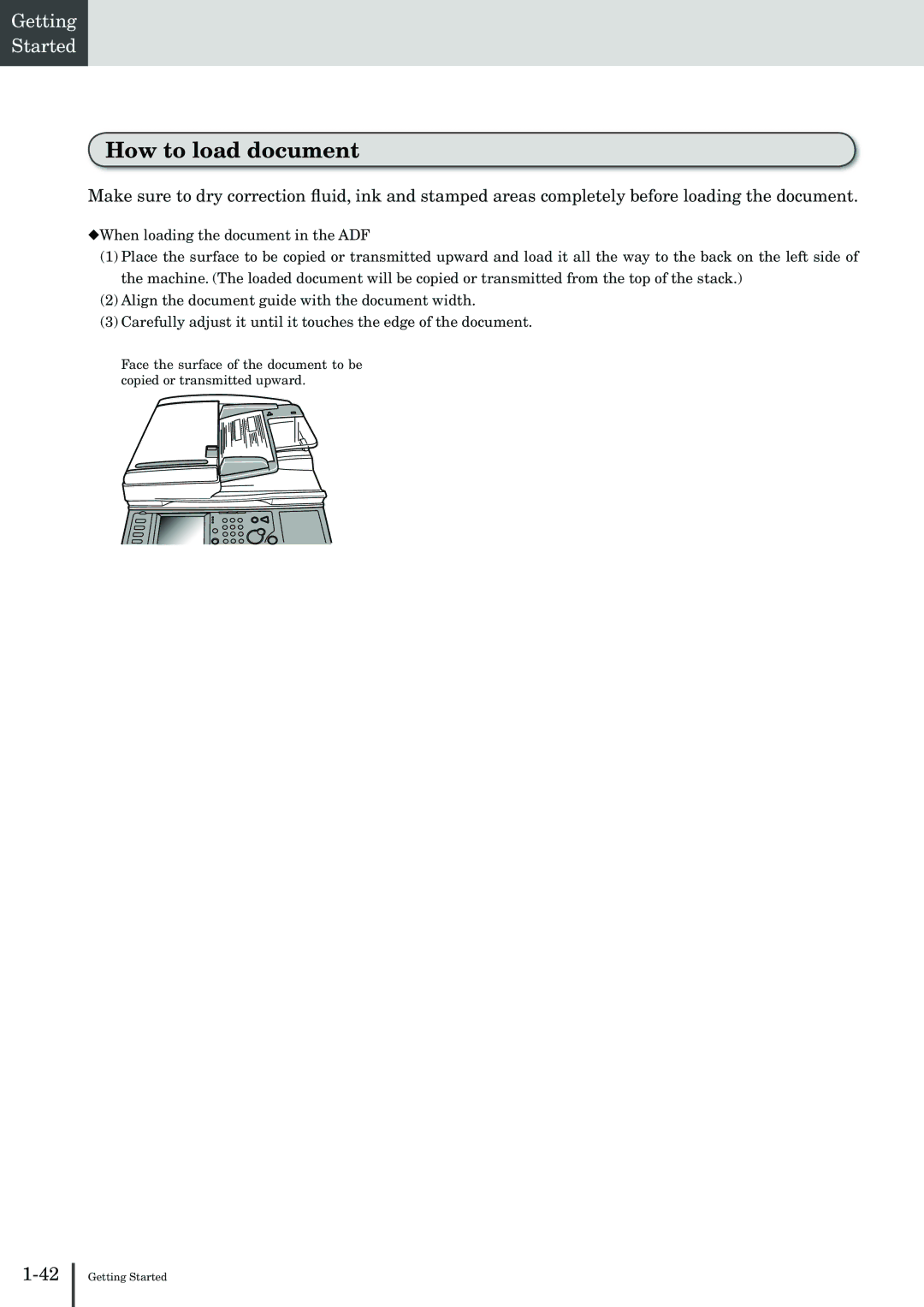 Muratec MFX-2830 manual How to load document 