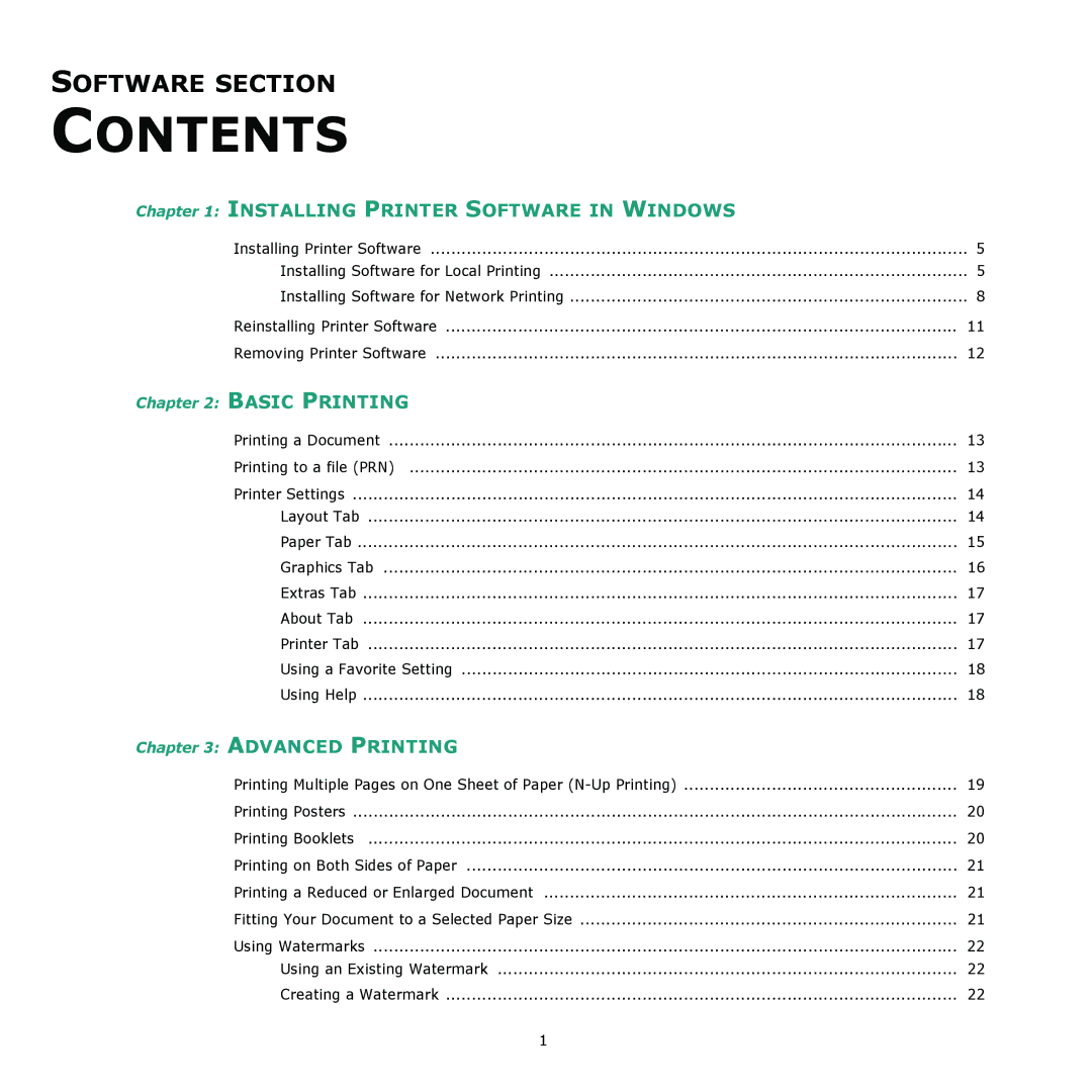 Muratec MFX-3050 manual Contents 