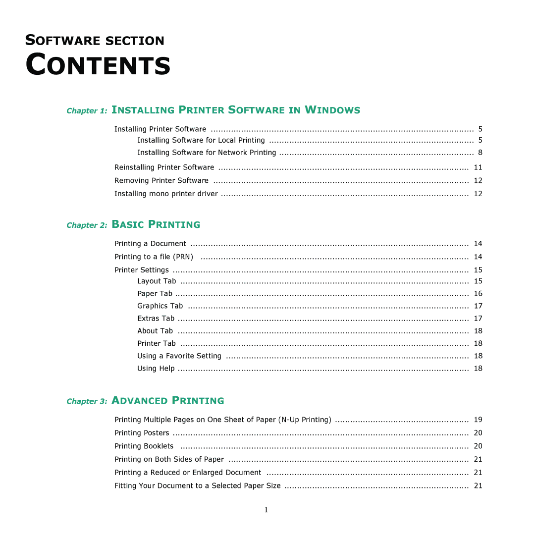 Muratec MFX-C2500 manual Contents 